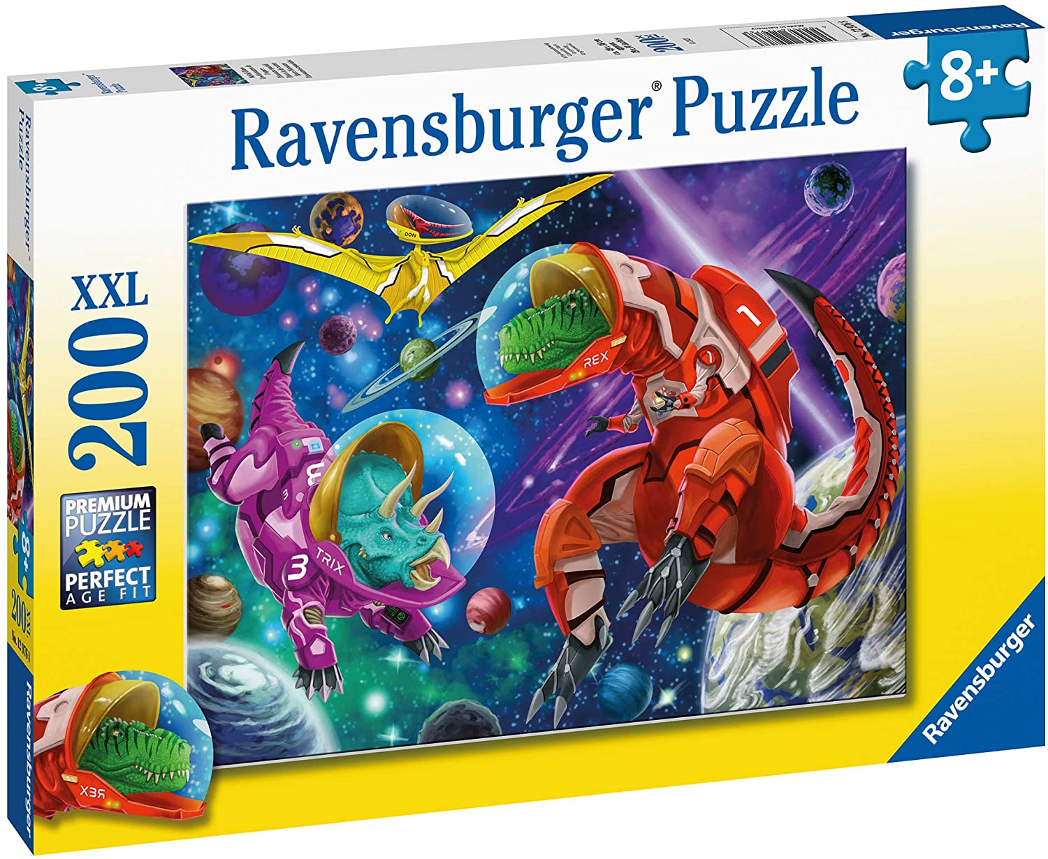 Space Dinosaurs 200pc Puzzle by Ravensburger 1