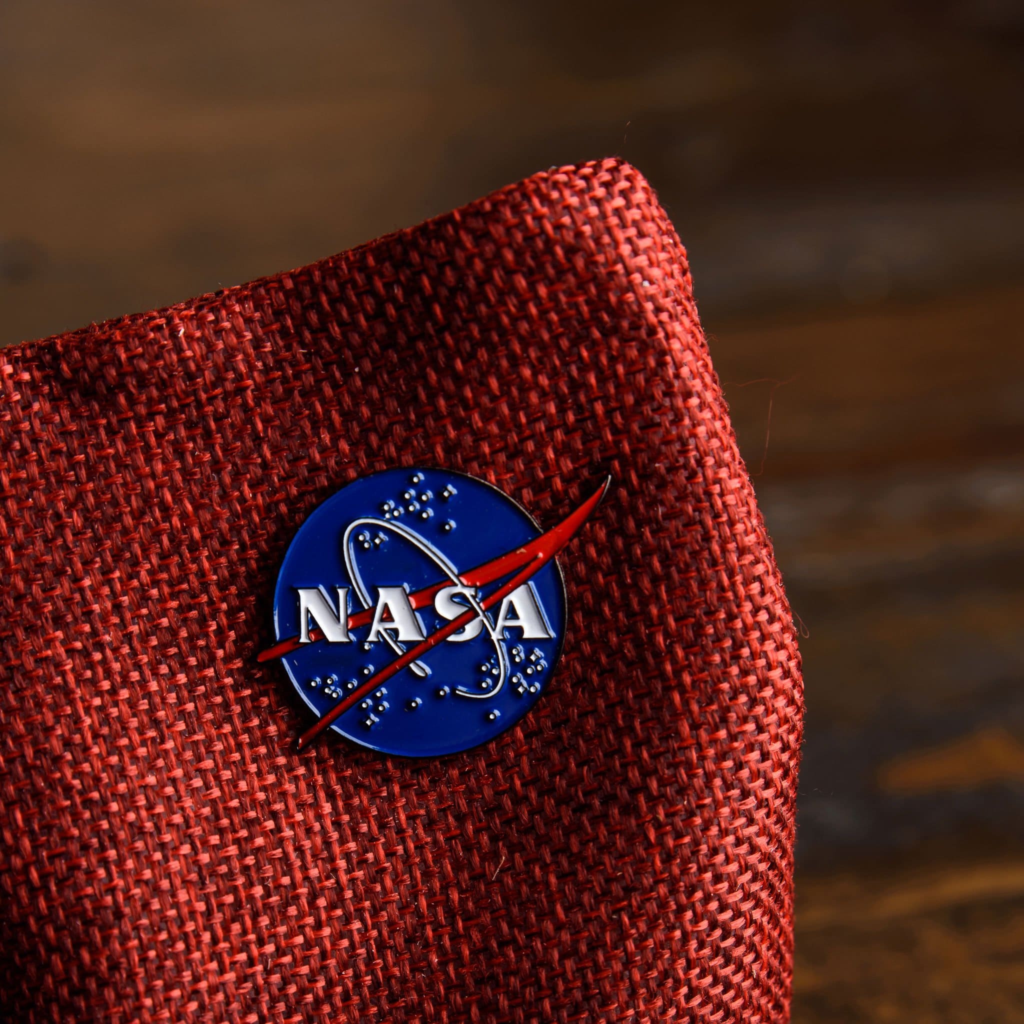 Space Enamel Pin NASA by Heebie Jeebies 1