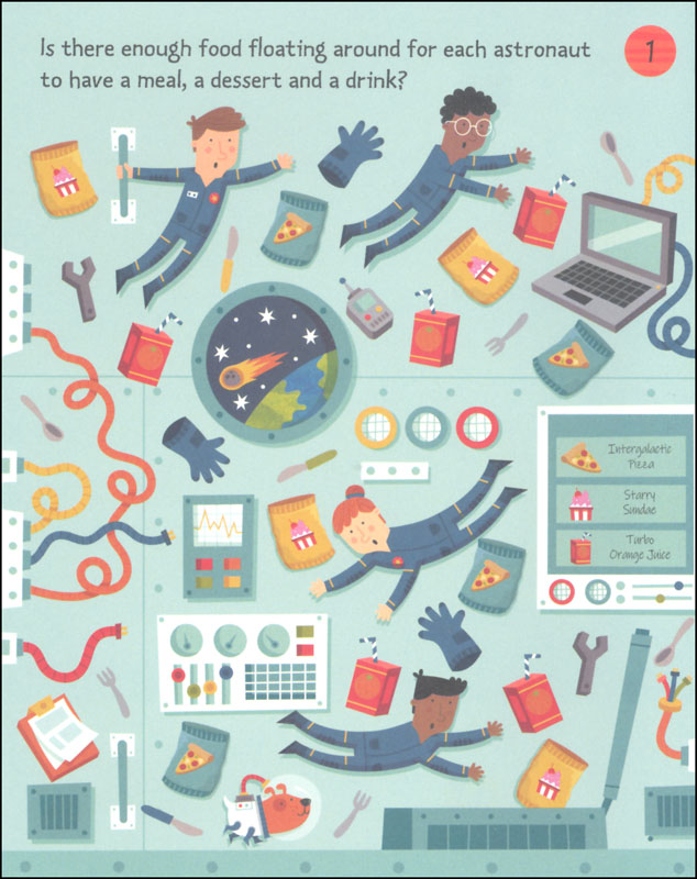 Space Puzzles Pad by Usborne 1