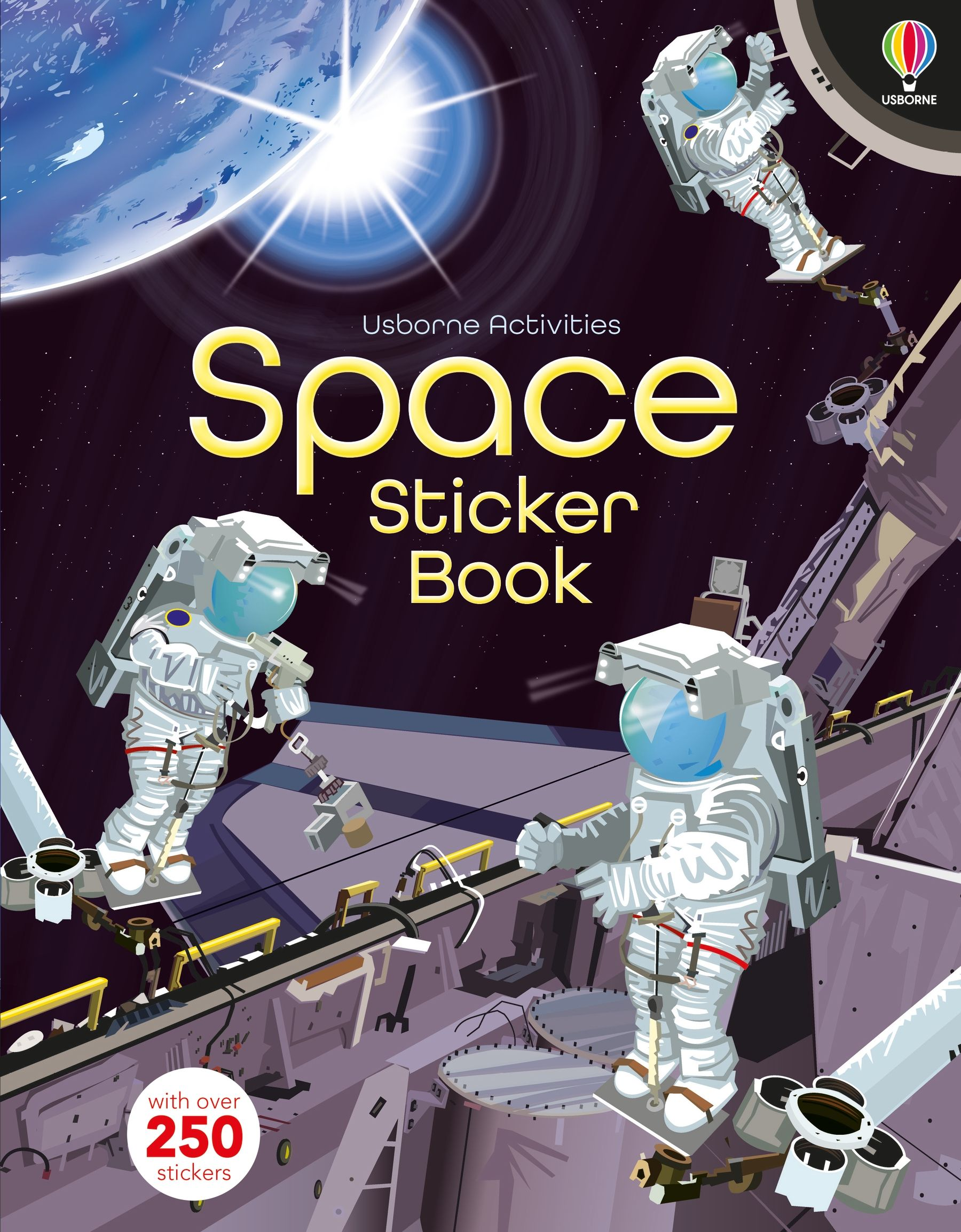 Space Sticker Book-by-Usborne