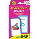 Spanish English Alphabet Flash Cards by School Zone