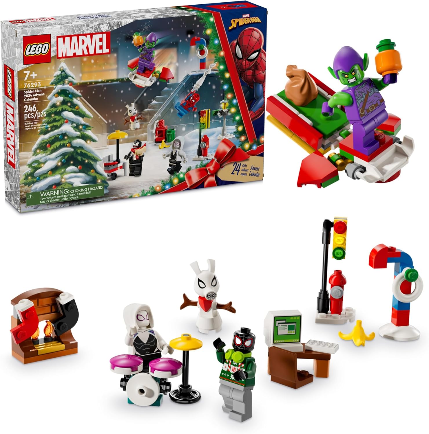 Spiderman 2024 Advent Calendar-by-Lego