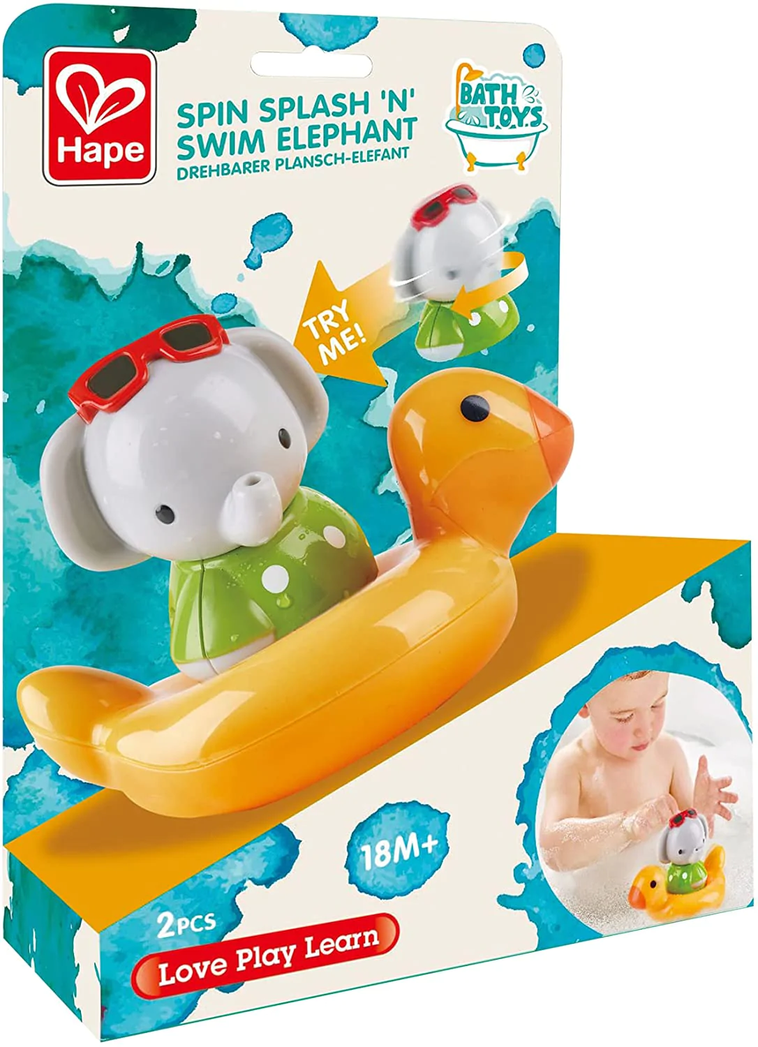 Spin Splash n Swim Elephant by Hape