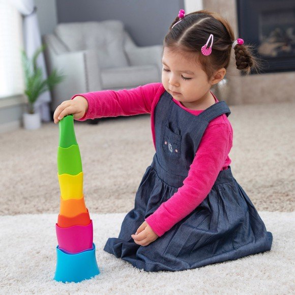 SpiroKu Stacking Toy by Fat Brain Toys 5