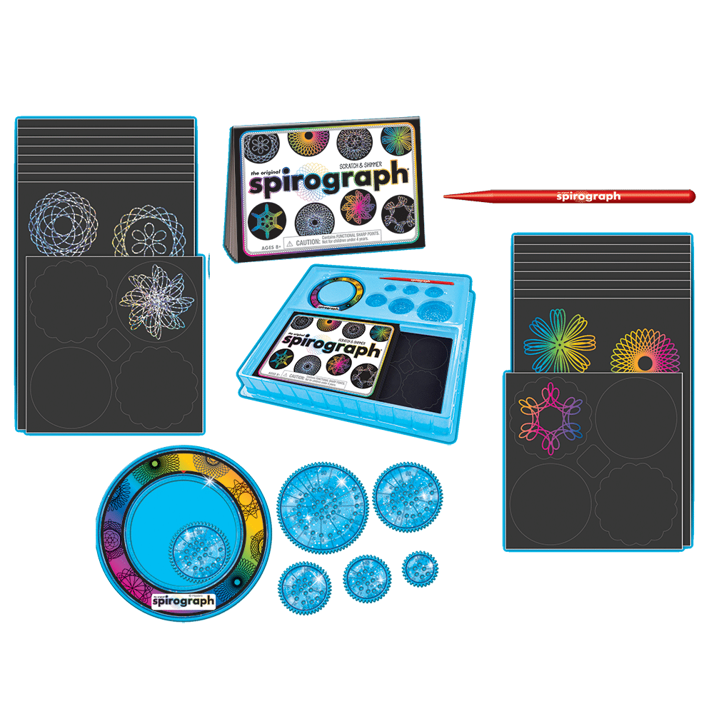 Spirograph Scratch Shimmer by PlayMonster 1