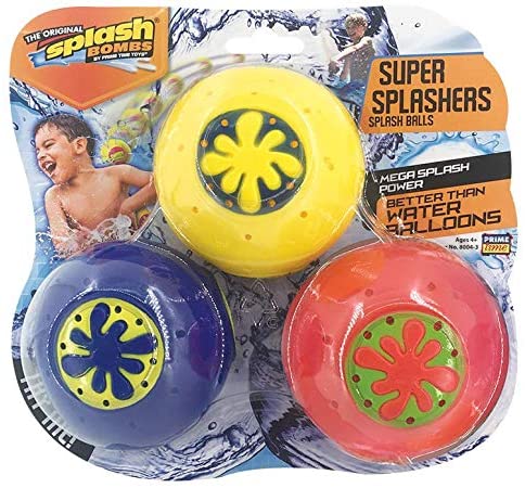 Splash Bombs Super Splashers Water Balls 3 Pack by Prime Time