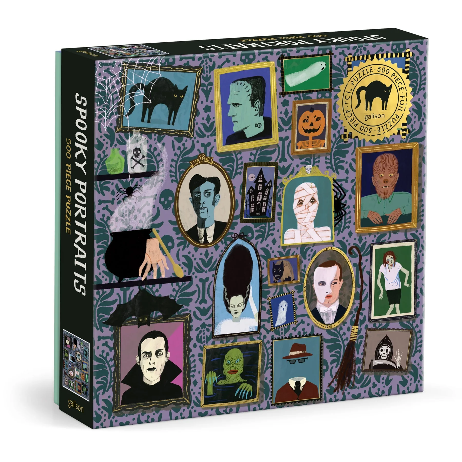 Spooky Portraits 500pc Puzzle-by-Galison