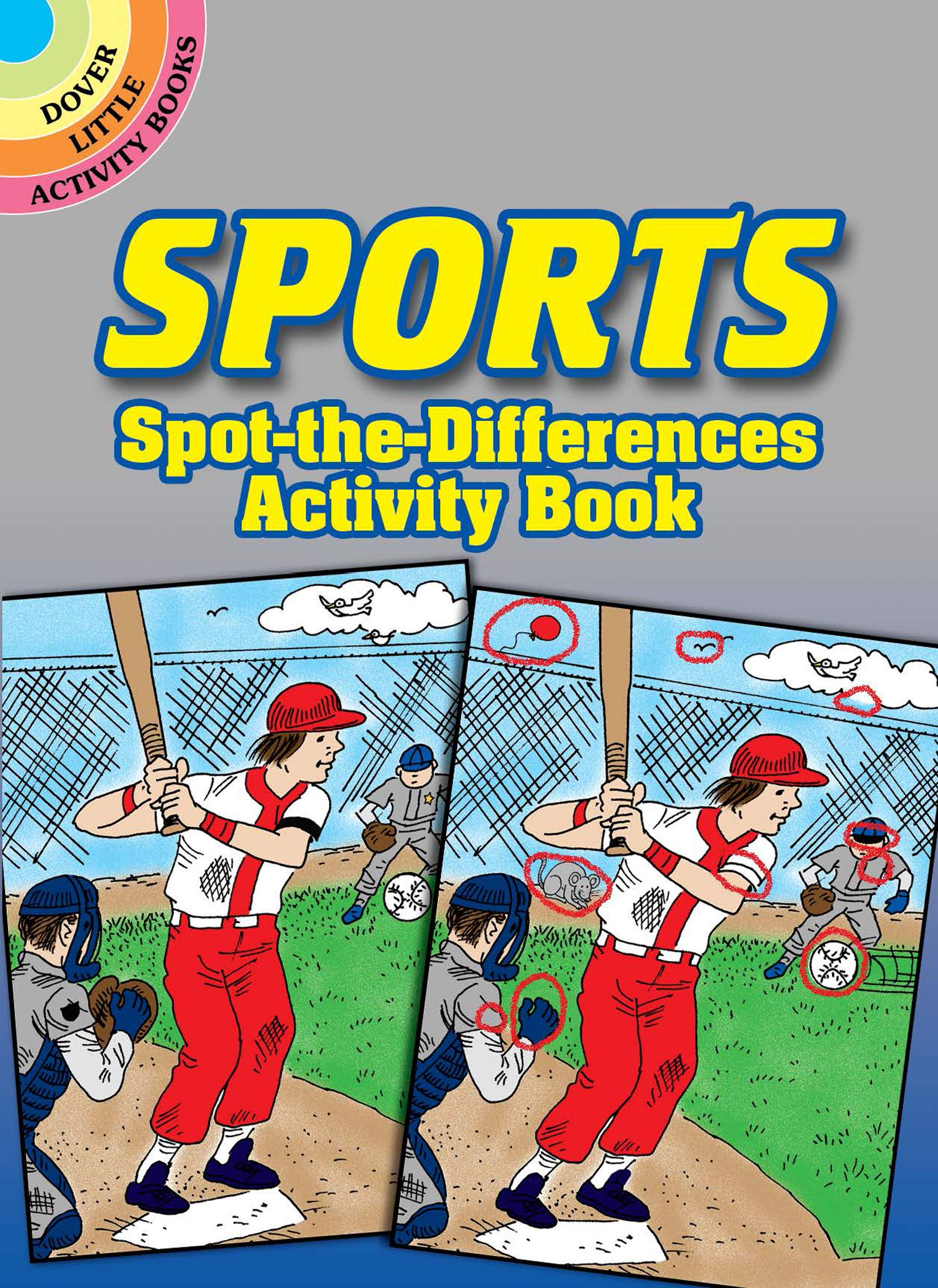 Sports Spot the Difference Activity Book by Dover Publications