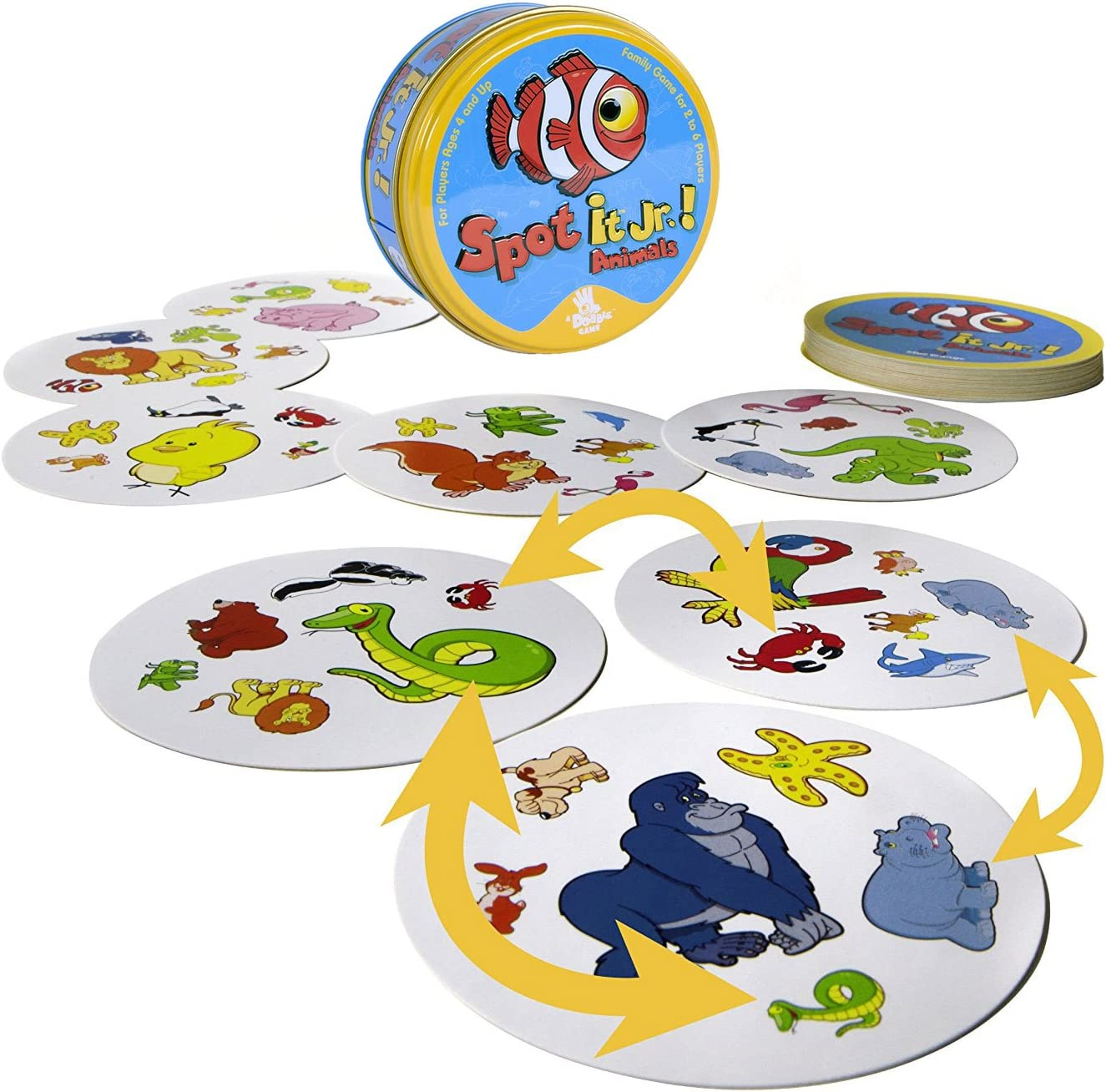 Spot It Junior Animals Boxed by Zygomatic 2