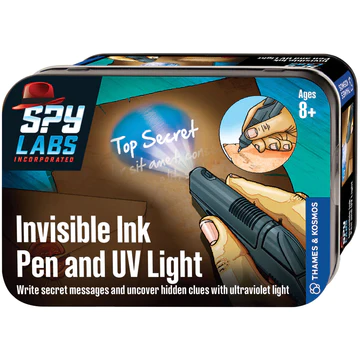 Spy Labs: Invisible Ink Pen and UV Light-by-Thames & Kosmos