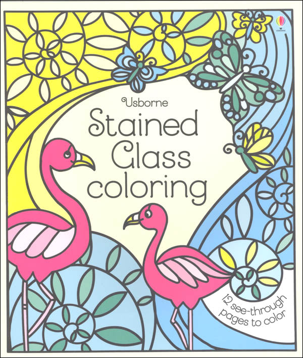 Stained Glass Coloring Book by Usborne
