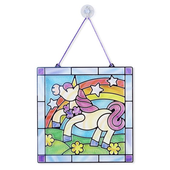 Stained Glass Made Easy Unicorn by Melissa Doug 1