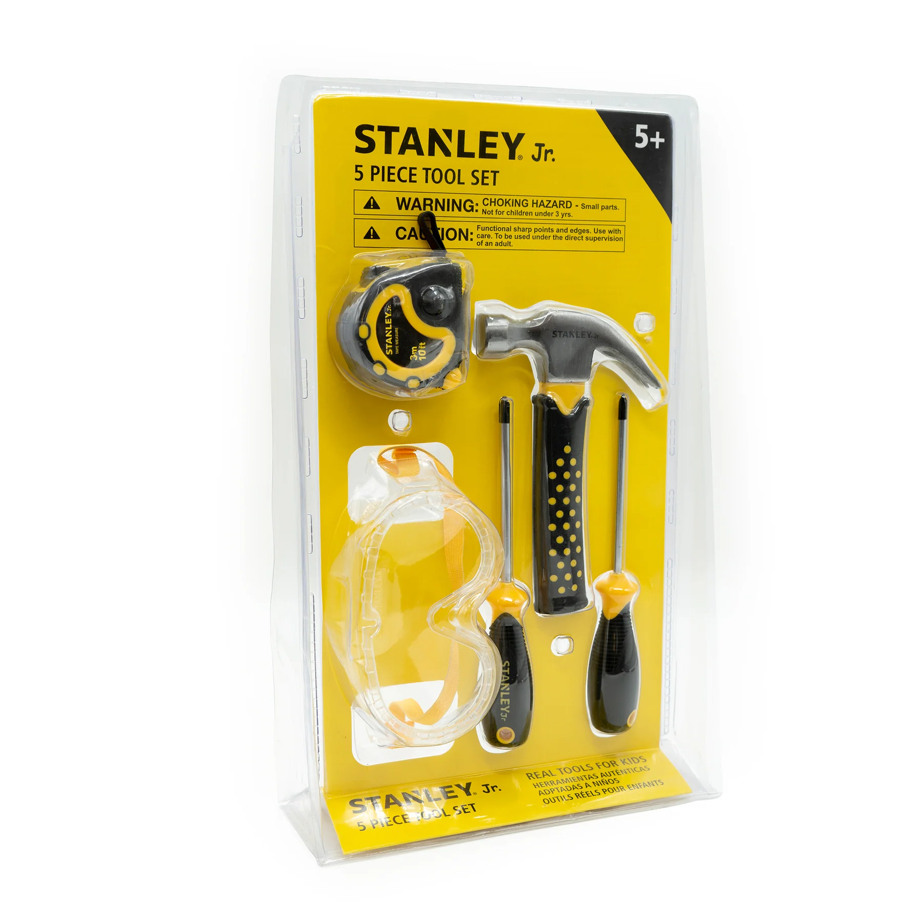 Stanley Jr. 5 Piece Tool Set-by-Toysmith