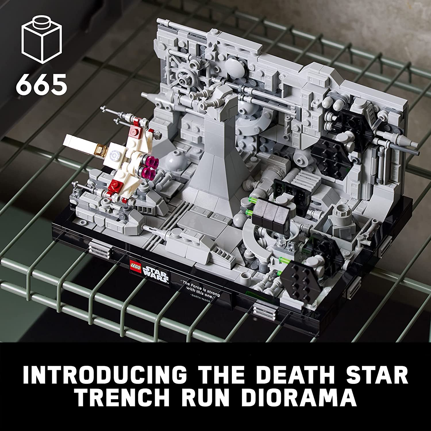 Star Wars Death Star Trench Run Diorama by Lego 1