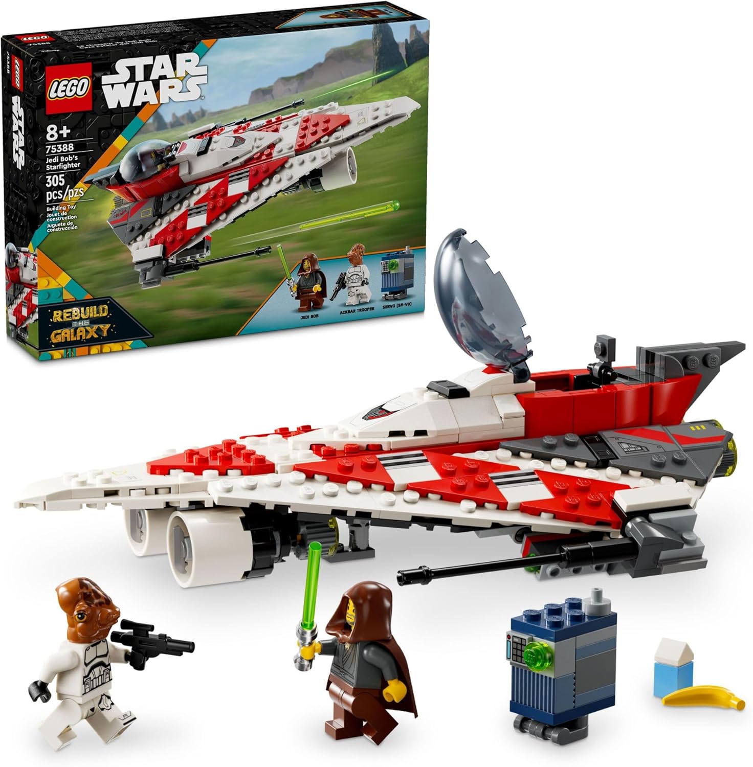 Star Wars Jedi Bob’s Starfighter-by-Lego