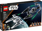 Star Wars Mandalorian Fang Fighter vs. TIE Interceptor-by-Lego