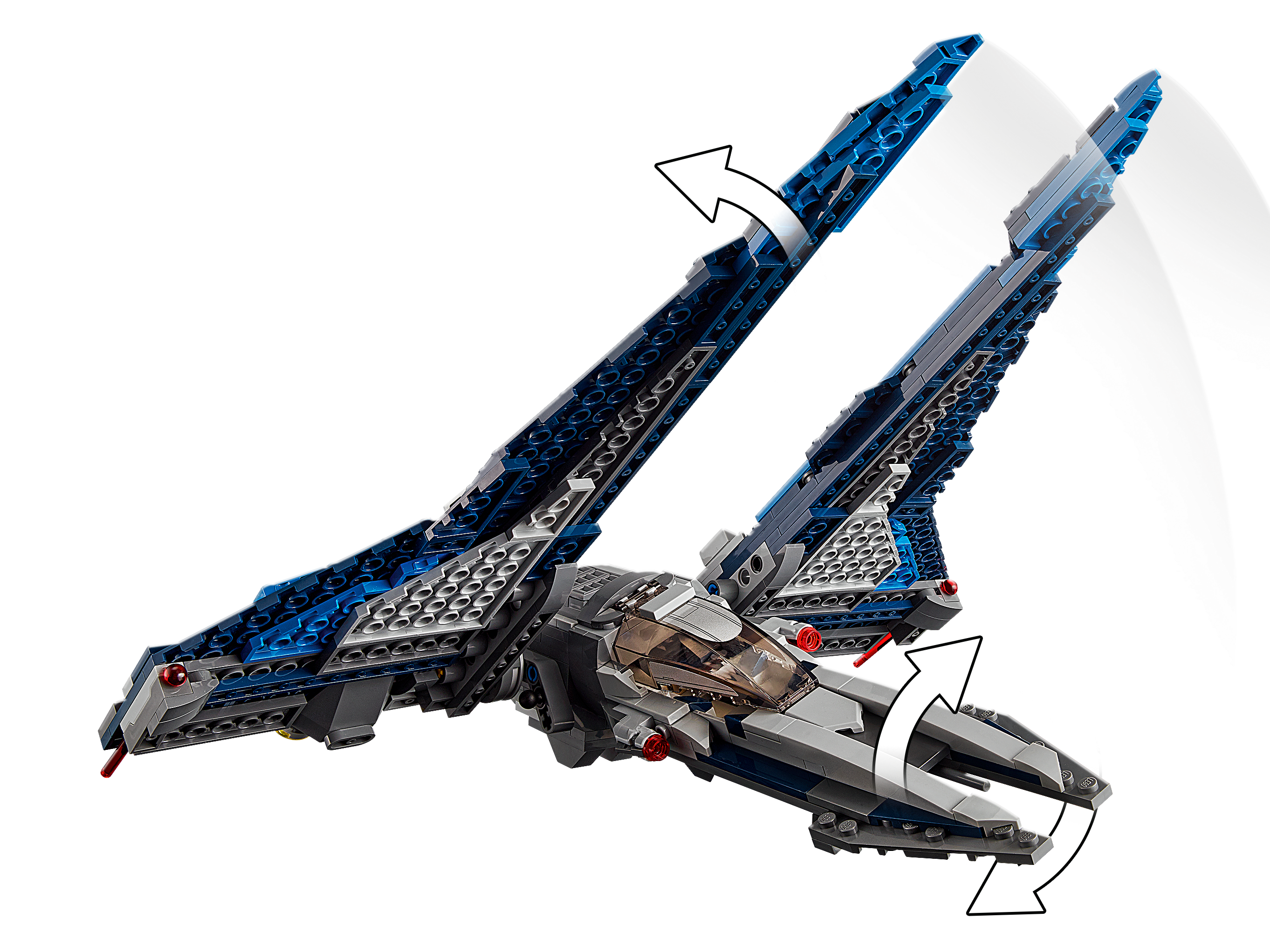 Star Wars Mandalorian Starfighter by Lego 3