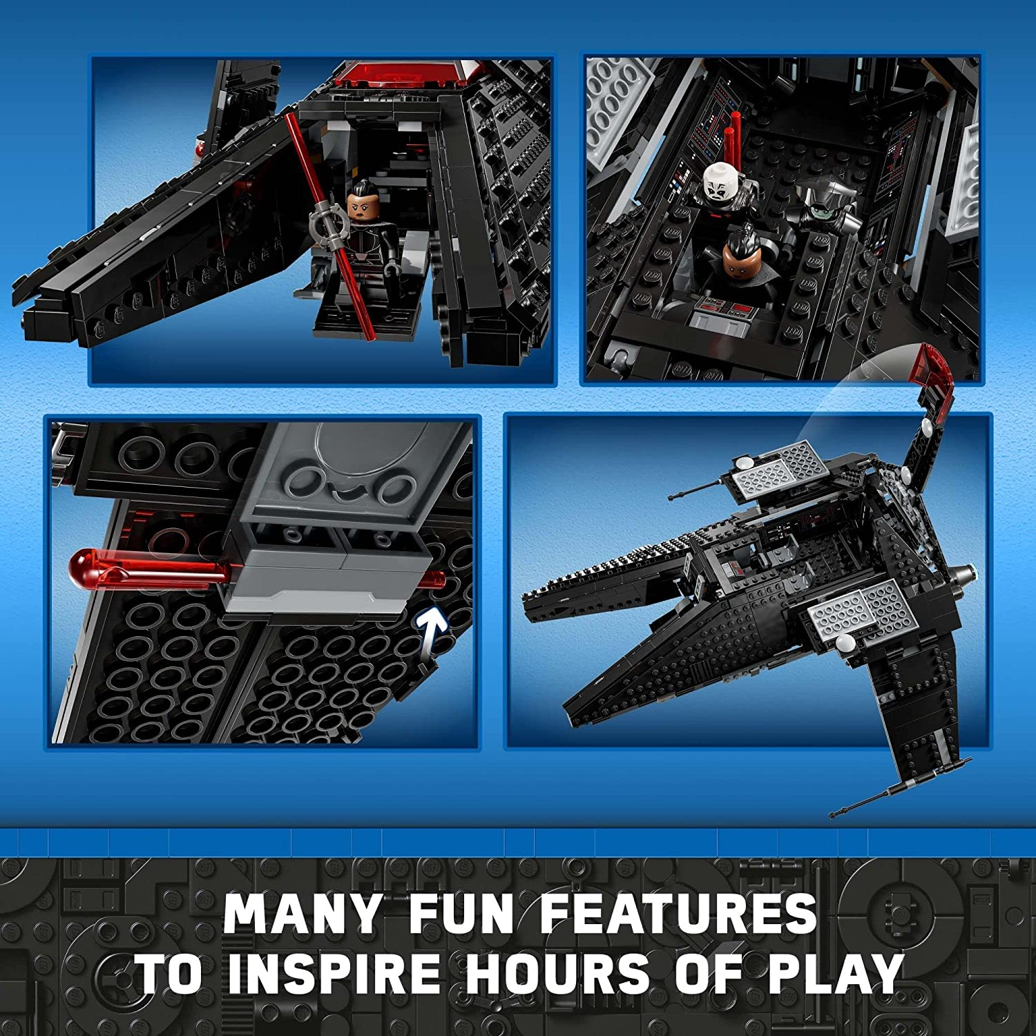 Star Wars OBI Wan Kenobi Inquisitor Transport Scythe by Lego 3