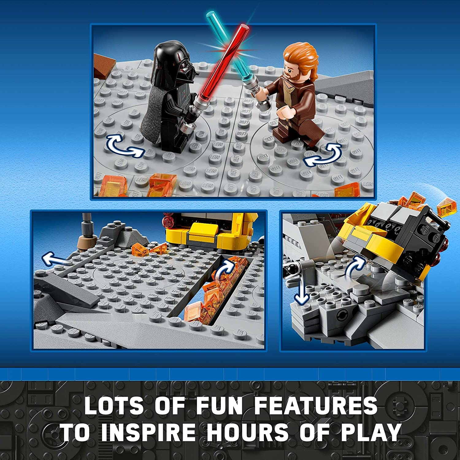 Star Wars OBI Wan Kenobi vs. Darth Vader by Lego 3