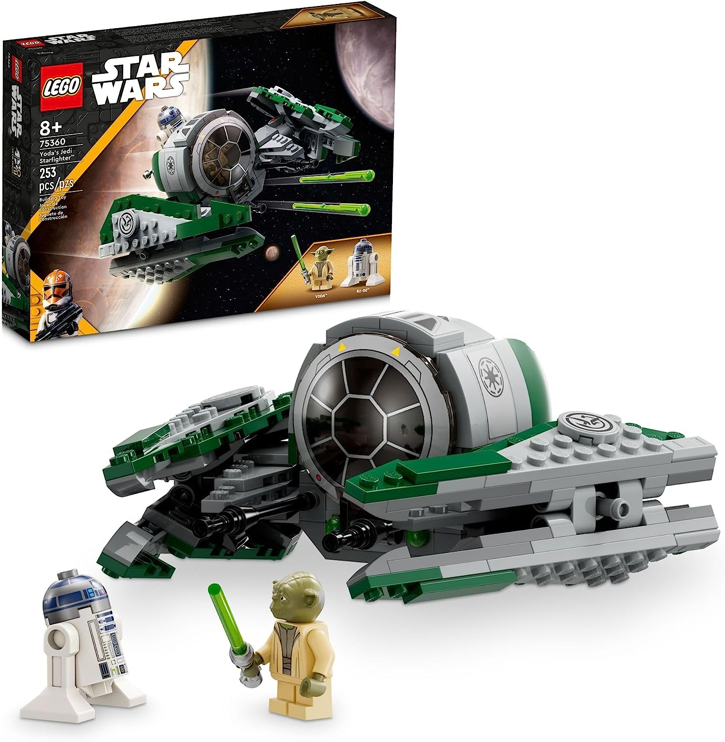 Star Wars: The Clone Wars Yoda’s Jedi Starfighter-by-Lego