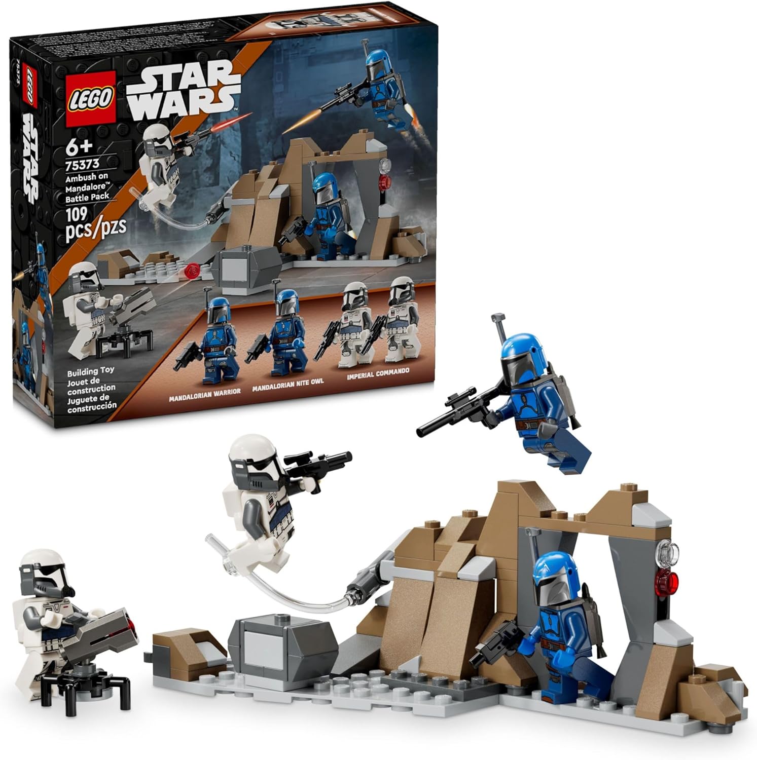 Star Wars: The Mandalorian Ambush on Mandalore Battle Pack-by-Lego