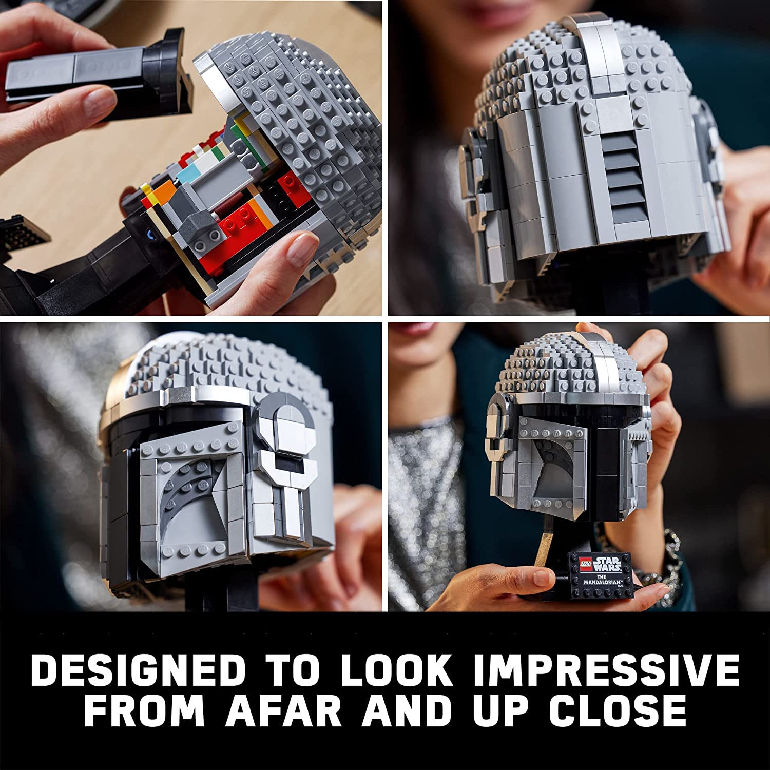 Star Wars The Mandalorian Helmet by Lego 2