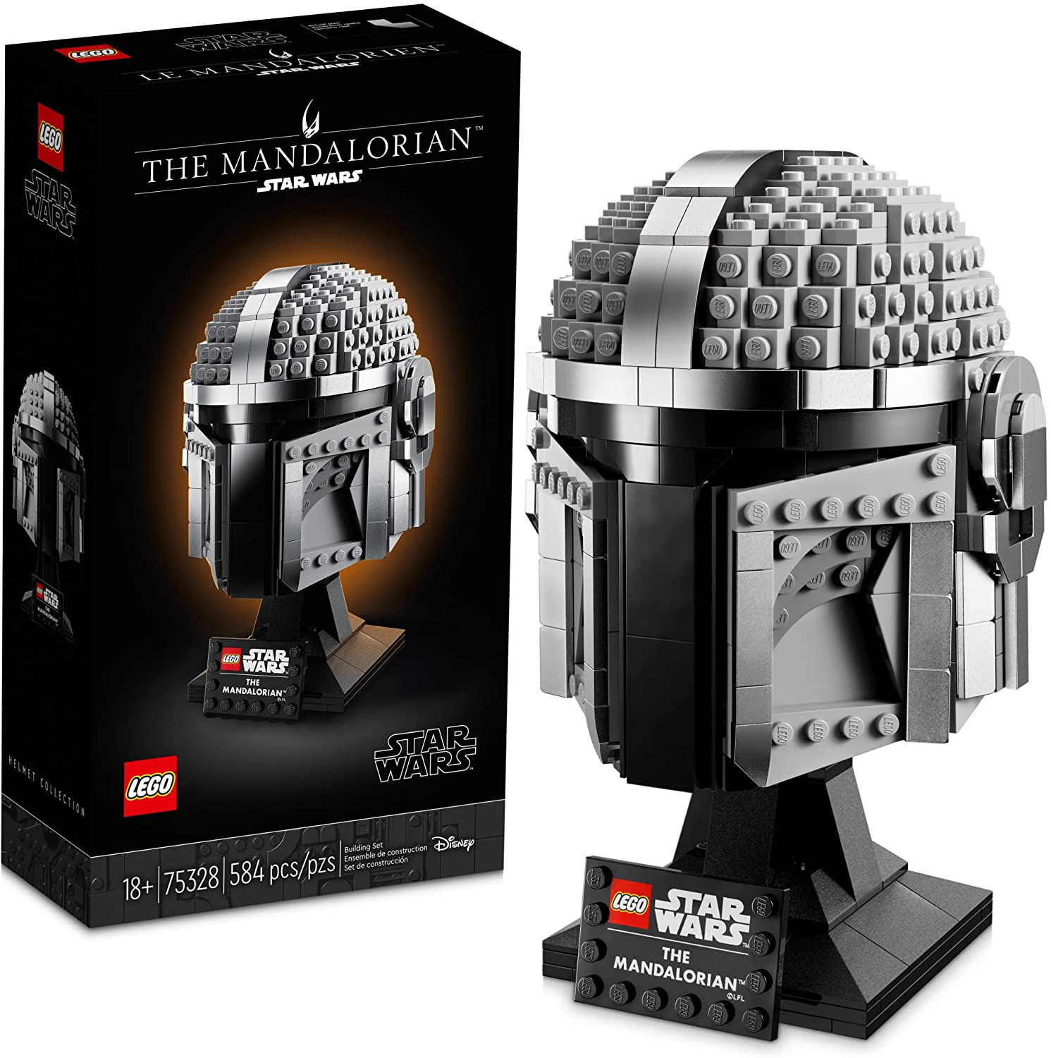 Star Wars The Mandalorian Helmet by Lego
