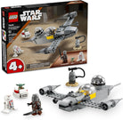 Star Wars: The Mandalorian Mando and Grogu's N-1 Starfighter-by-Lego