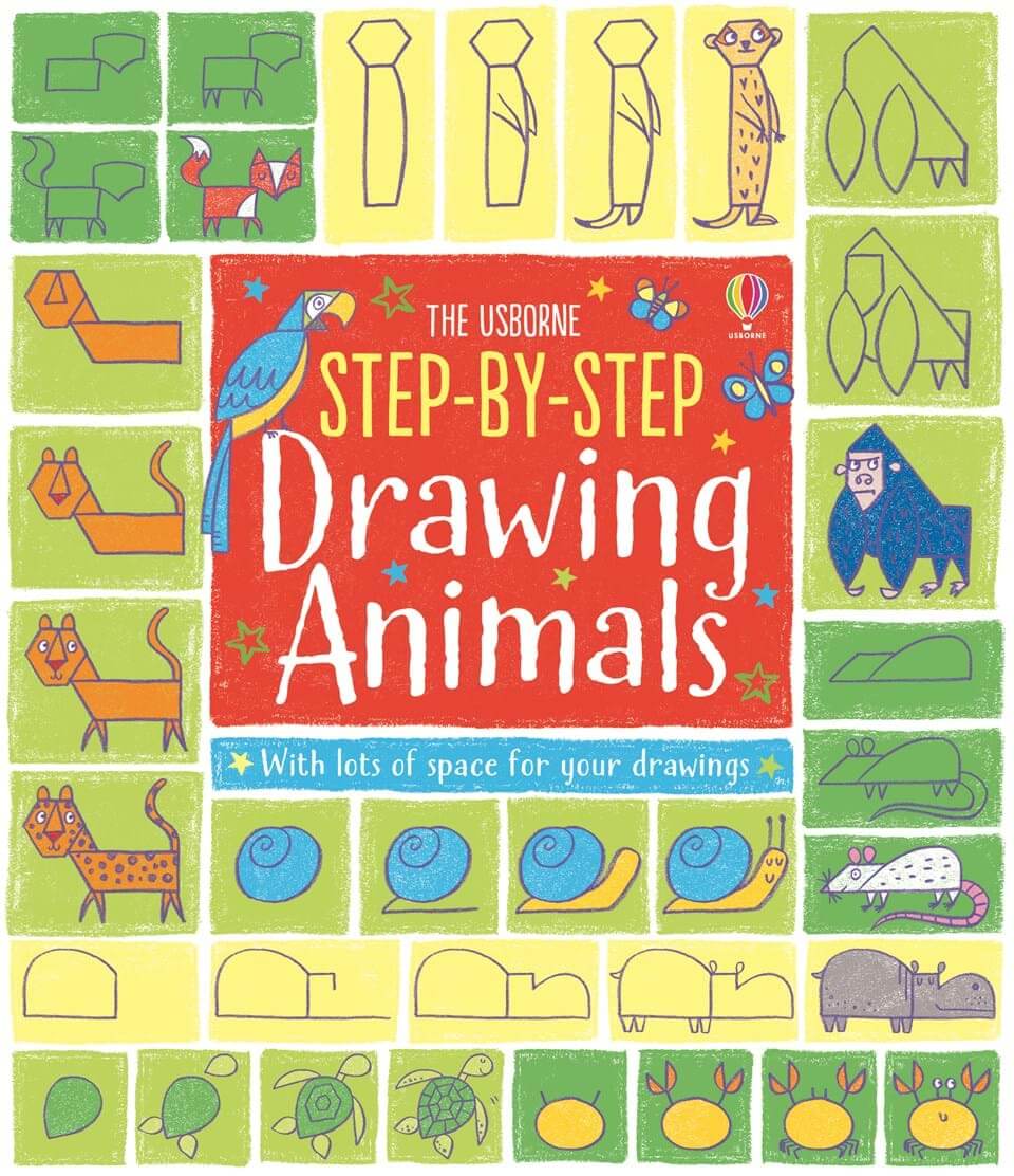 Step by Step Drawing Animals by Usborne