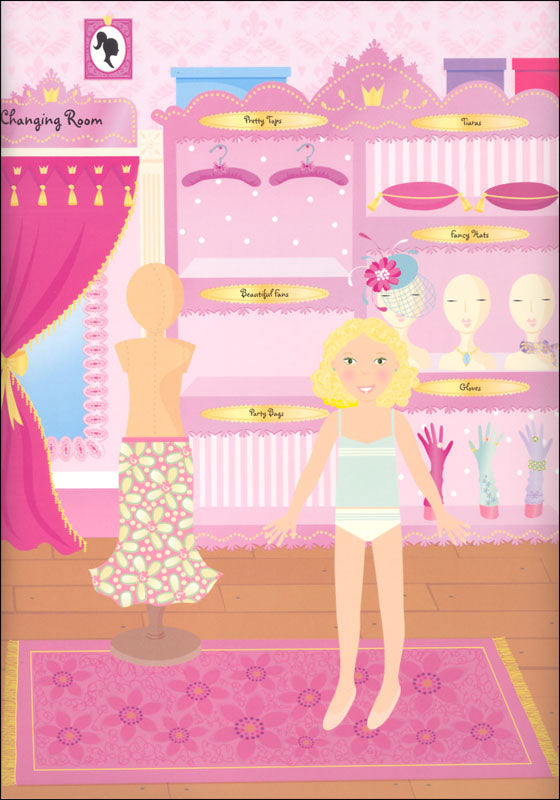 Sticker Dolly Dressing Princesses by Usborne 2