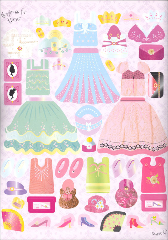 Sticker Dolly Dressing Princesses by Usborne 3