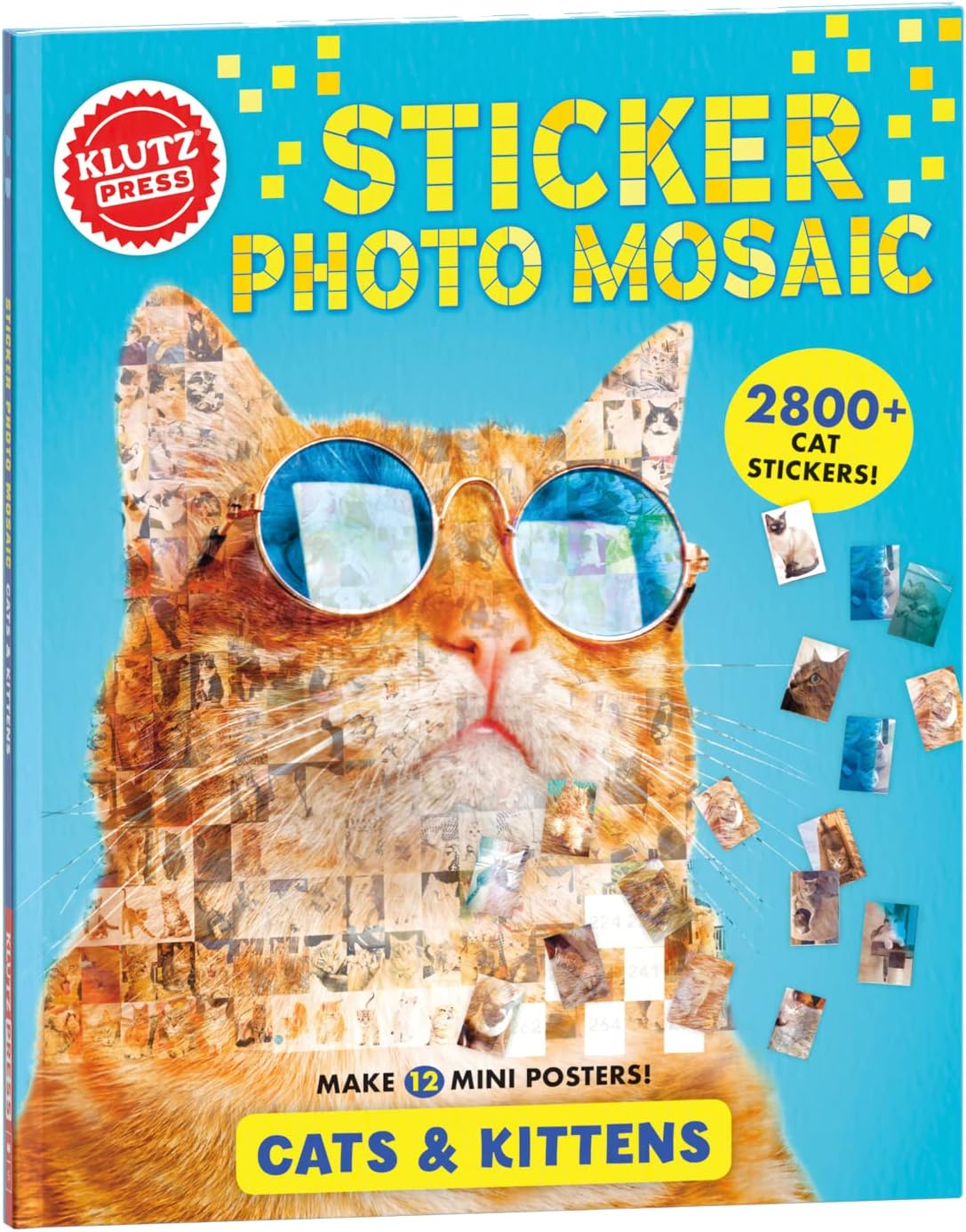 Sticker Photo Mosaic: Cats & Kittens-by-Klutz