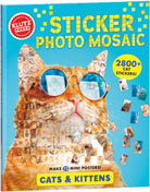 Sticker Photo Mosaic: Cats & Kittens-by-Klutz