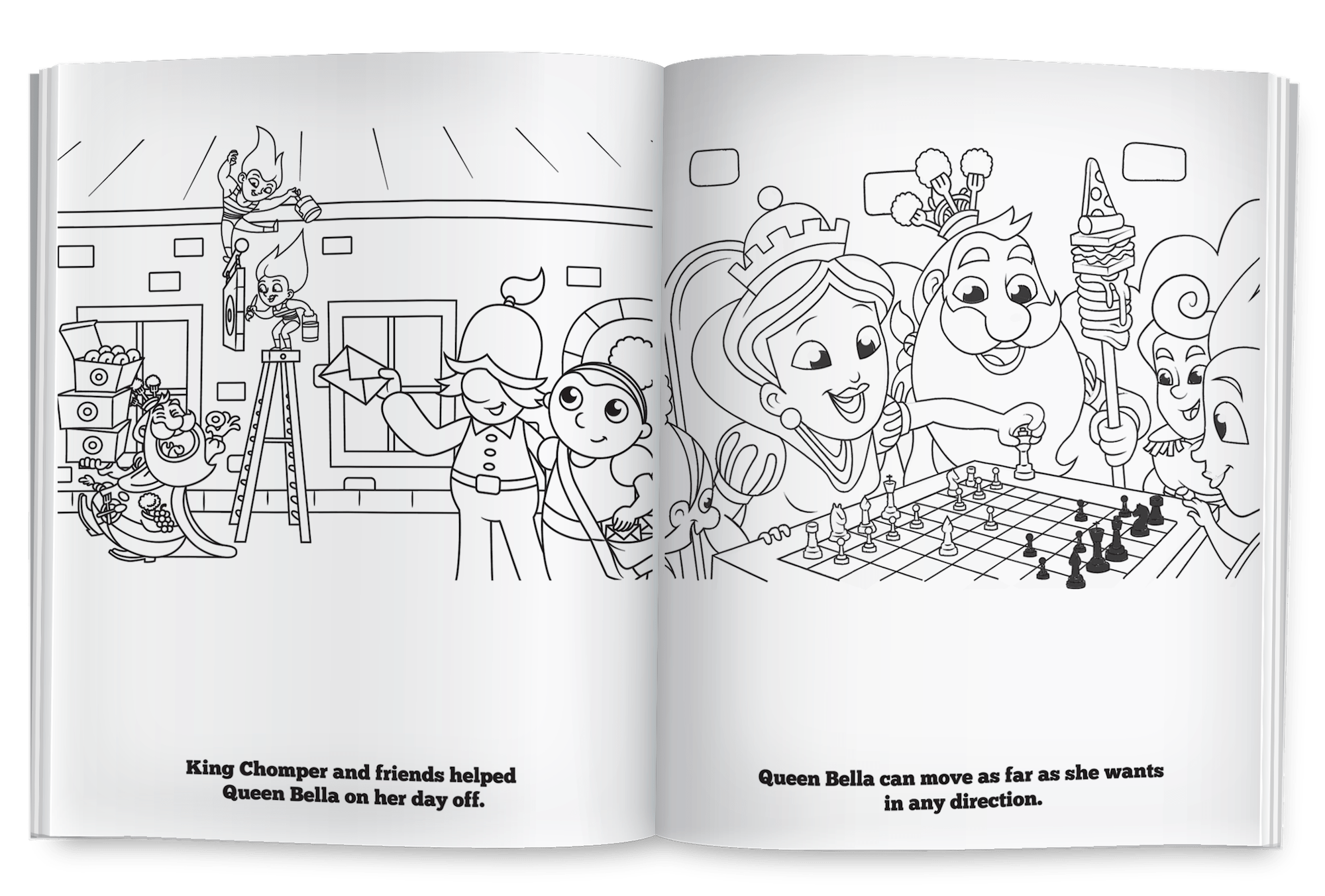 Story Time Chess My Coloring Book by Thinking Cup Learning 2