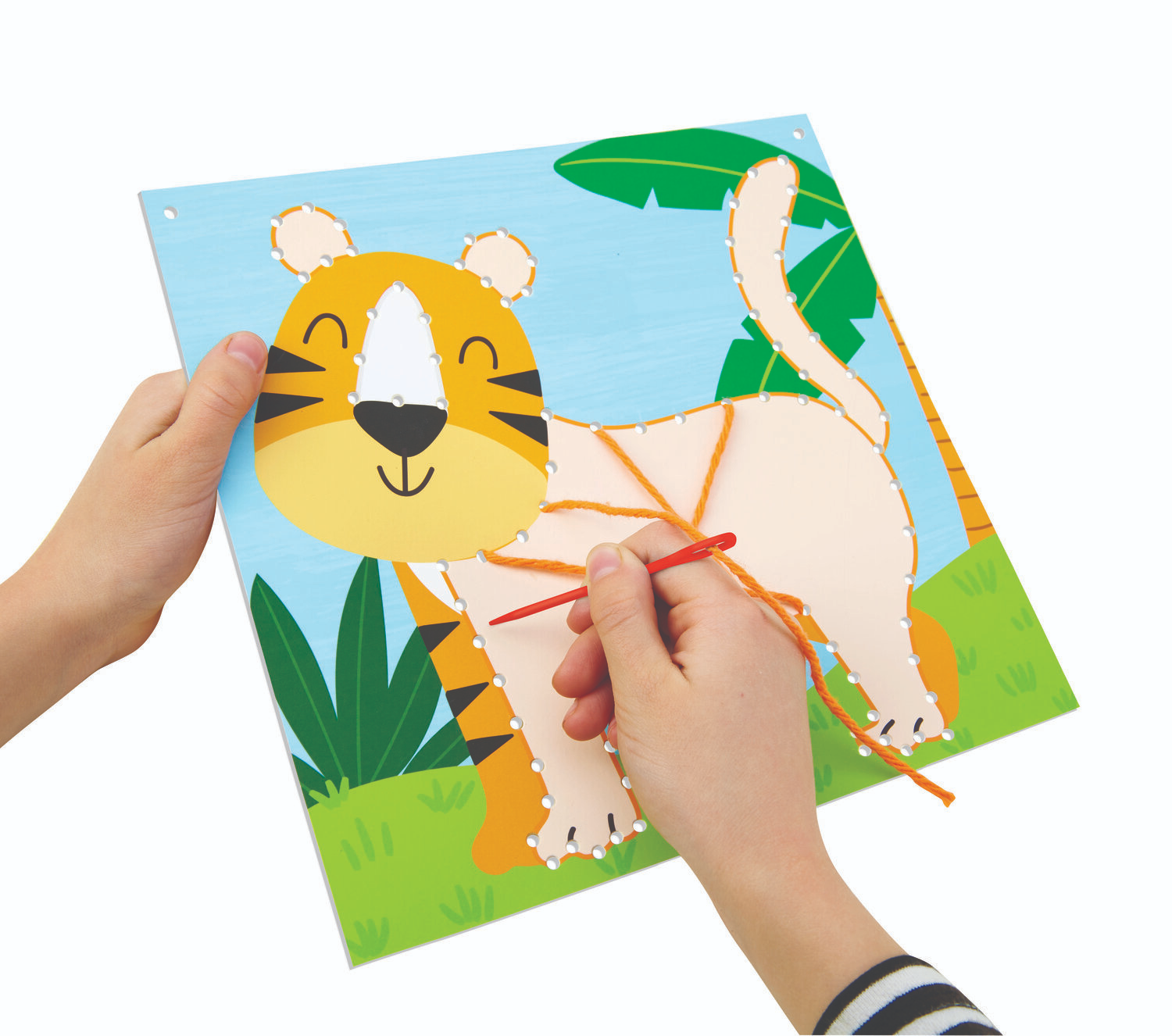 String Art Pictures Jungle by Bright Stripes 1