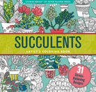 Succulents Adult Coloring Book-by-Peter Pauper Press