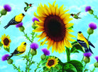 Sunflowers and Songbirds Puzzle by Sunsout