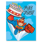 Super Hero Birthday Enclosure Card by Peaceable Kingdom