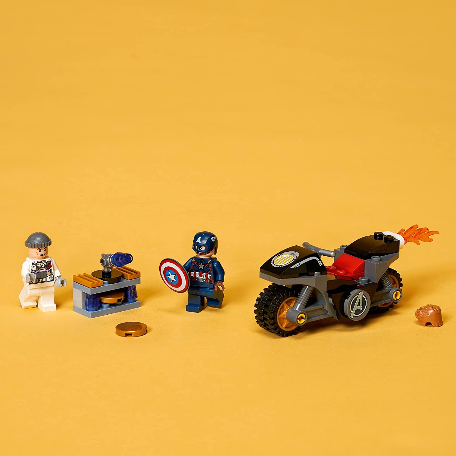 Super Heroes Marvel Captain America and Hydra Face Off by Lego 3