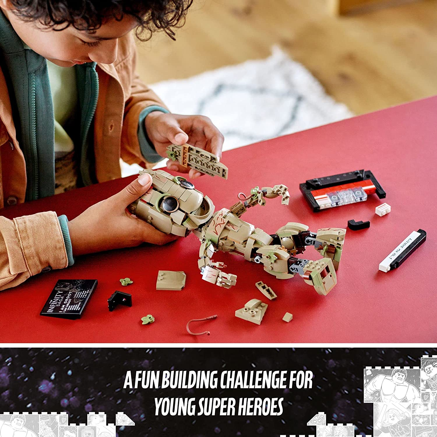 Super Heroes Marvel I am Groot by Lego 4