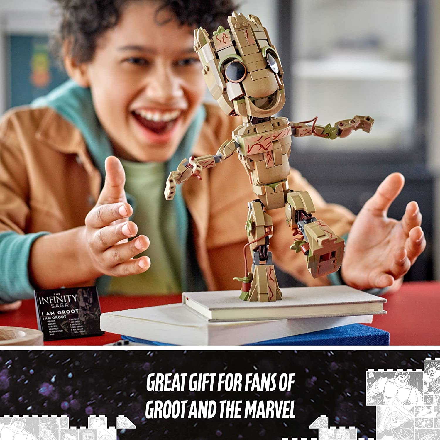 Super Heroes Marvel I am Groot by Lego 5