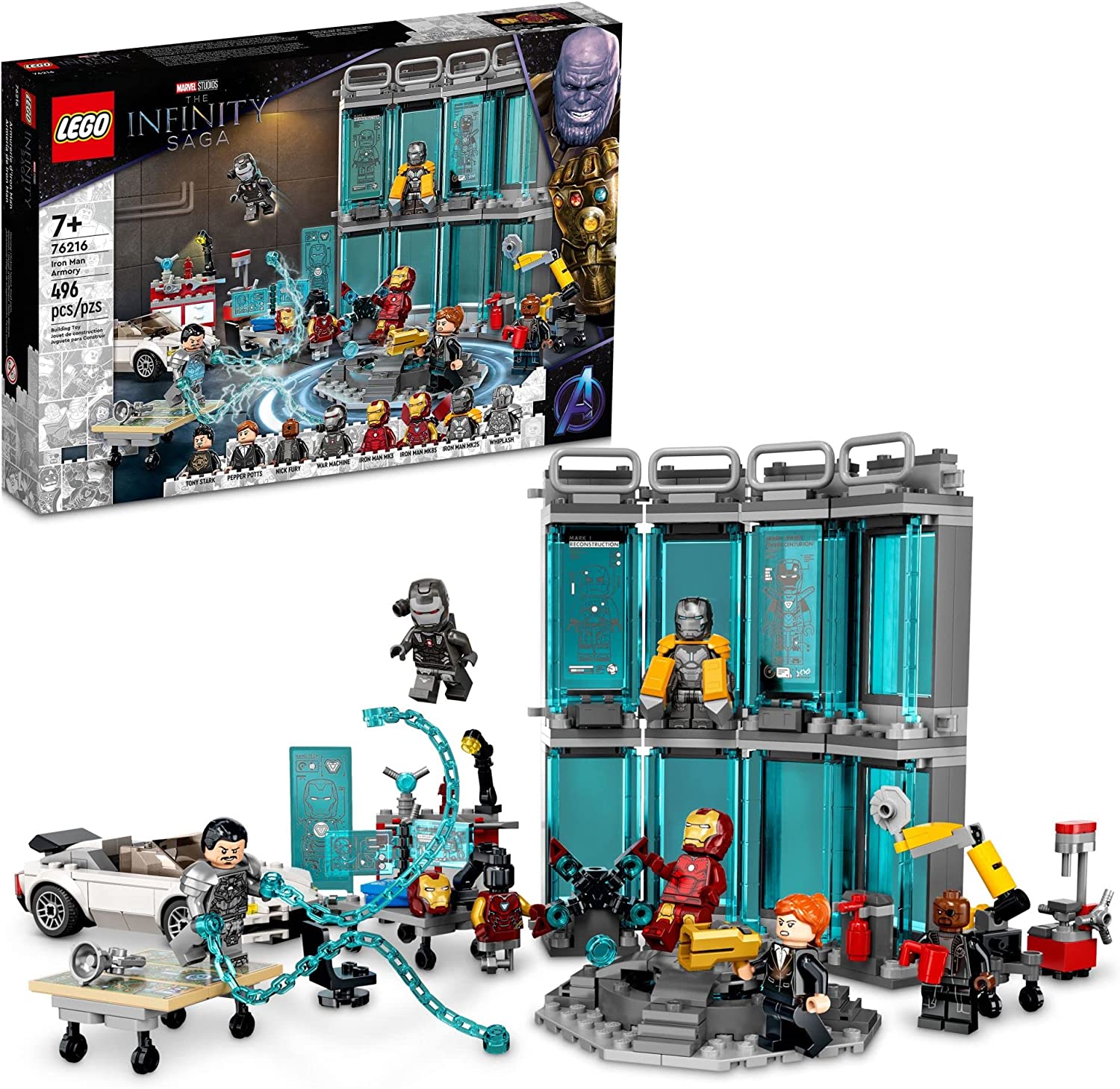 Super Heroes Marvel Iron Man Armory by Lego