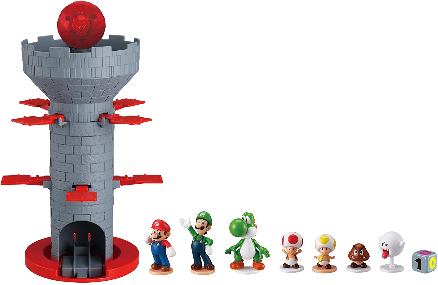 Super Mario Blow Up Shaky Tower Balancing Game by Epoch Everlasting Play 1