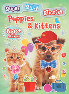 Super Silly Stickers: Puppies & Kittens-by-Simon & Schuster