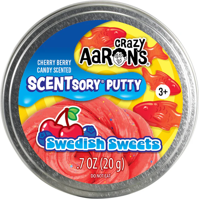 Swedish Sweets Cherry Berry Scentsory Putty-by-Crazy Aaron's Putty World
