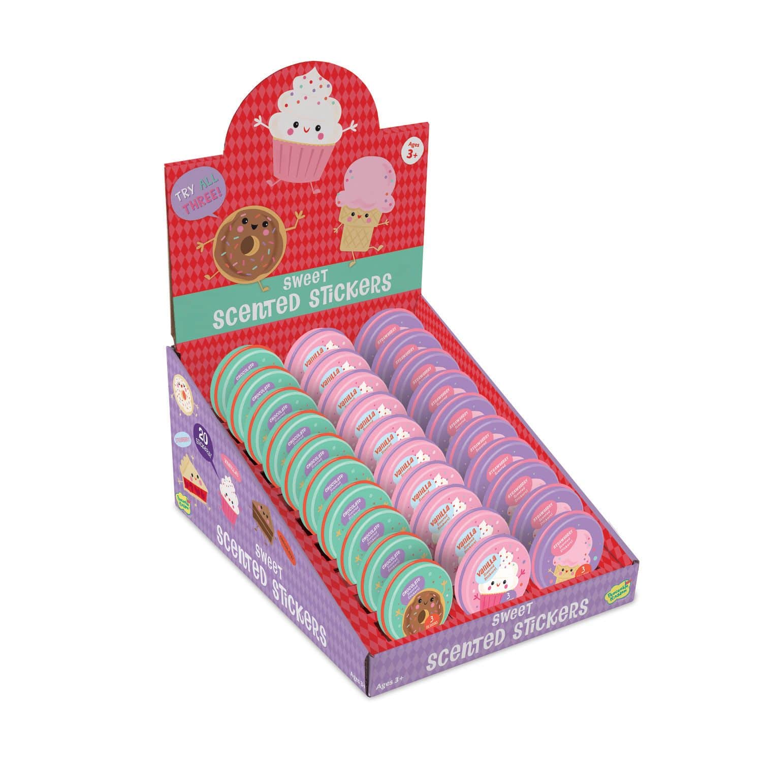 Sweet Scented Sticker Tin by Peaceable Kingdom