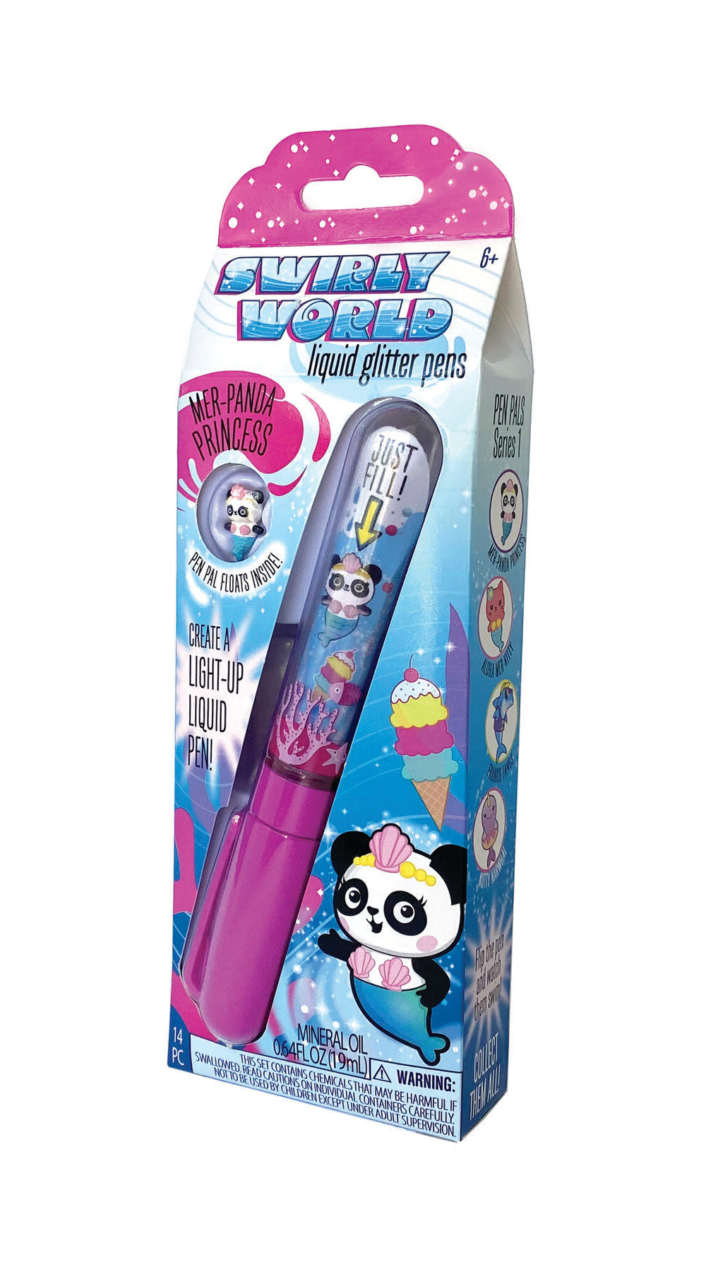 Swirly World Pens by Bright Stripes