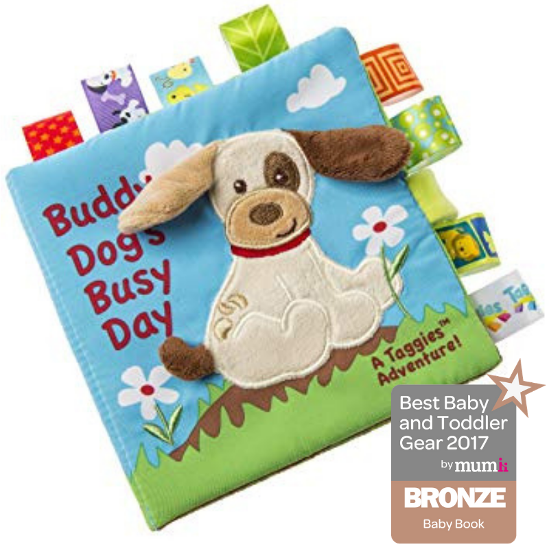 Taggies Buddy Dog Soft Book – 6×6″ by Mary Meyer