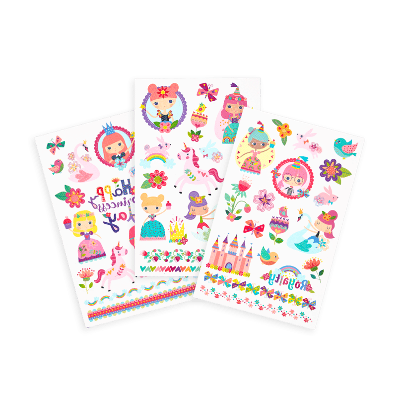 Tattoo Palooza Temporary Tattoos Princess Garden by ooly 1