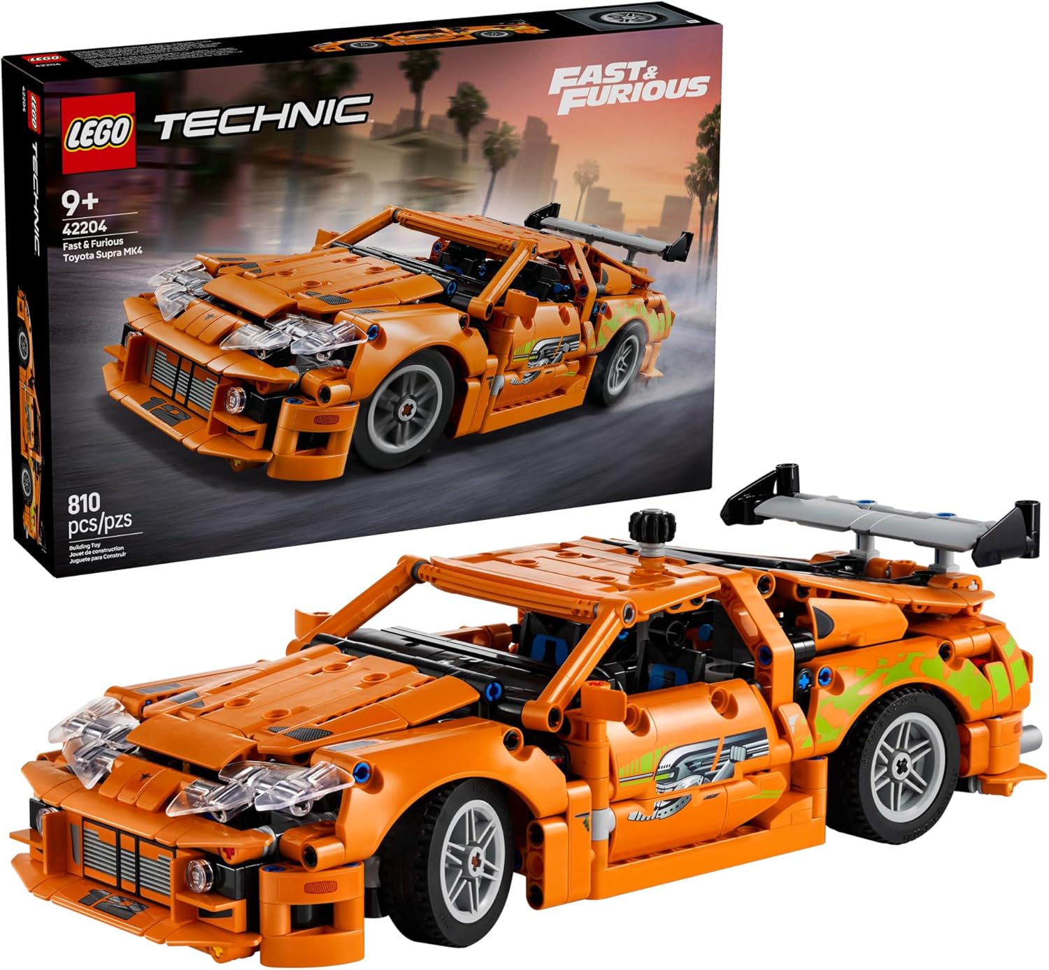 Technic Fast and Furious Toyota Supra MK4-by-Lego
